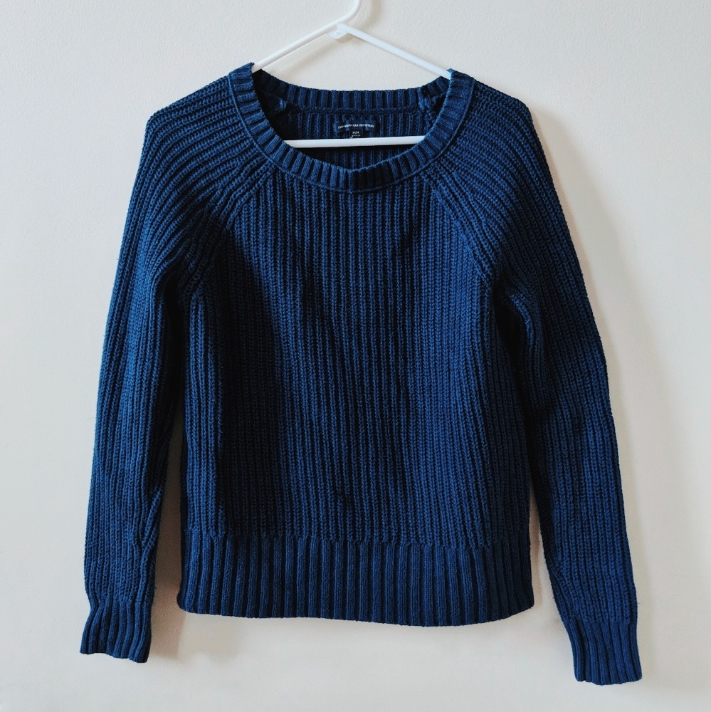 navy blue sweater